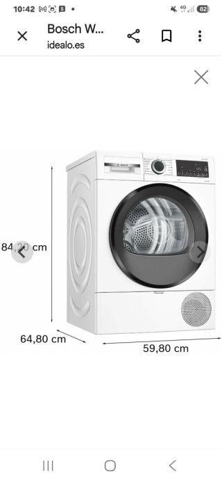 Secadora Bosch Serie 6