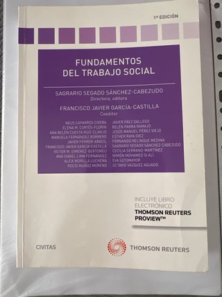 Libro UNED Fundamentos del trabajo social.