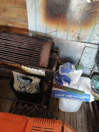Asador de pimientos a gas