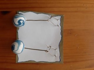 Pendientes artesanales triangulares