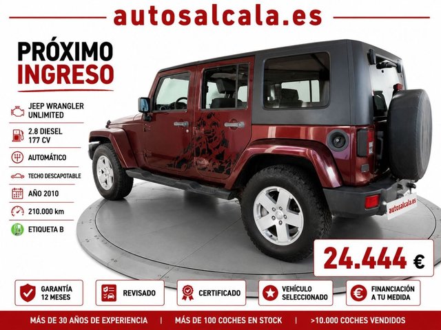 JEEP Wrangler Unlimited 2.8 CRD Sahara