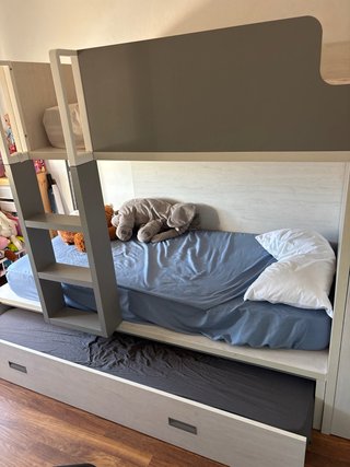 Cama tren 3 plazas