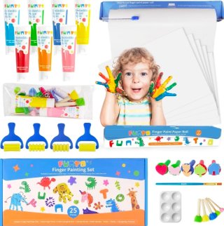 Kit de pintura de dedos Funto de 25 piezas Nuevo
