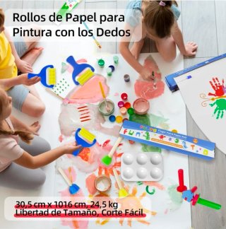 Kit de pintura de dedos Funto de 25 piezas Nuevo