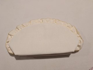 Pochette Dolce & Gabbana bianca e oro