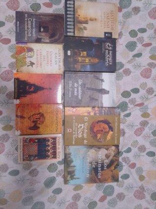 Lote 10 novelas historicas