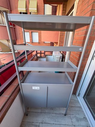 Mueble terraza Hindö aluminio gris
