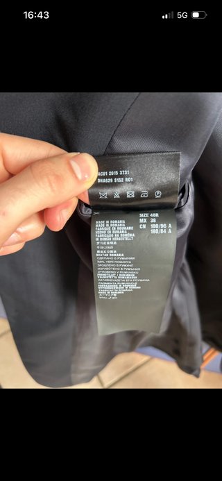 Giacca per completo Prada uomo blu