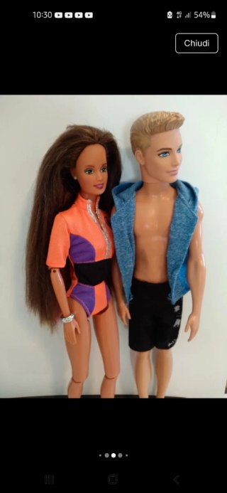 Lotto Barbie Teresa e Ken con Vestiti