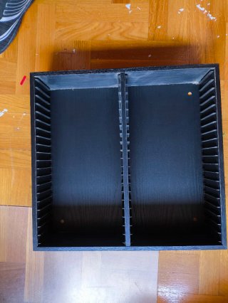Estantería para DVDs Negra