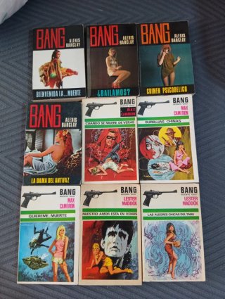 Novelas policiacas colección BANG