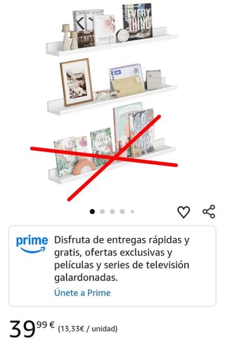 SONGMICS Estantes de Pared