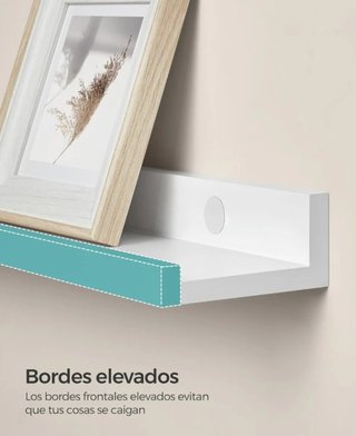 SONGMICS Estantes de Pared