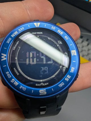 Reloj Casio Pro Trek solar azul