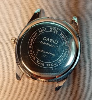 Reloj Casio WR 50M Negro
