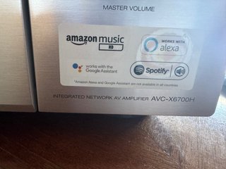 Amplificador Denon AVC-X6700H Plata