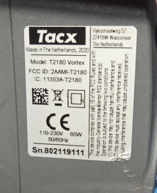Rodillo Entrenamiento Tacx T2180 Vortex