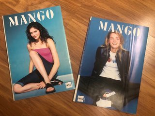 Lote 2 catálogos 1999 Mango