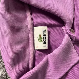 Lacoste Vintage Polo Morado