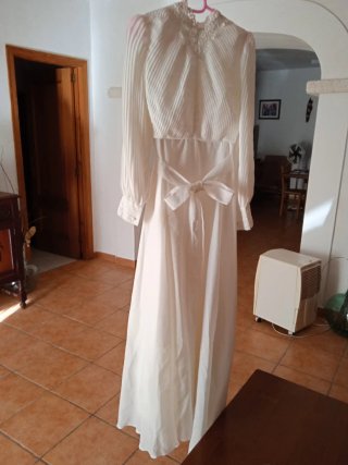 Vestido Novia Años 70 Talla 40