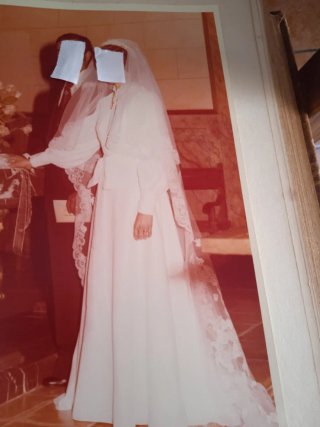 Vestido Novia Años 70 Talla 40