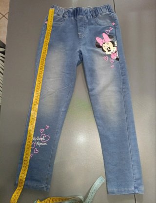 5 Pantaloni Bimba 6/7A  122 cm Disney chicco