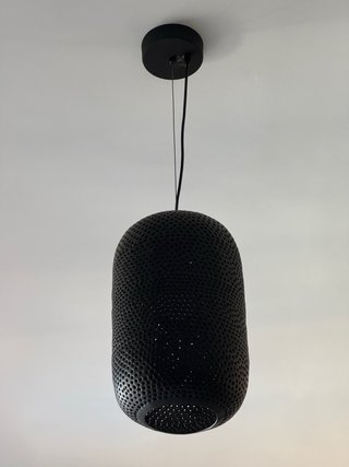 Lámpara de techo moderna negra