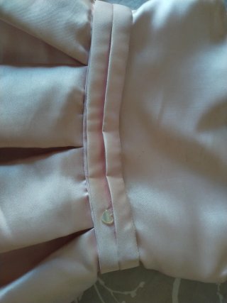 Vestido niña rosa con lazitos y cinturón