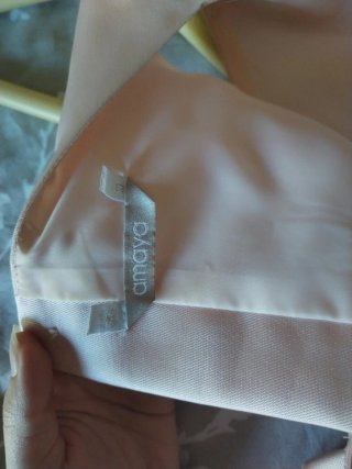 Vestido niña rosa con lazitos y cinturón