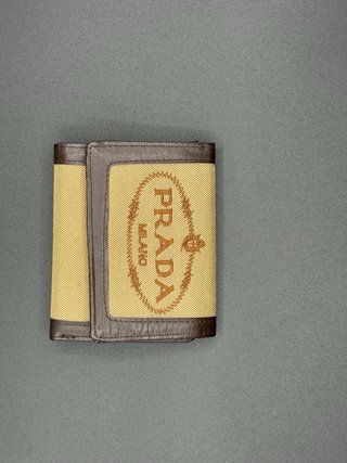 Portafoglio Prada Milano Vintage Jacquard Trifold