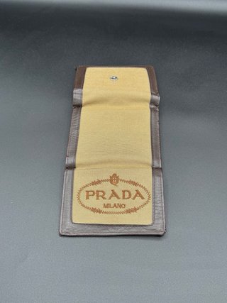 Portafoglio Prada Milano Vintage Jacquard Trifold