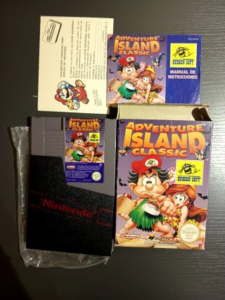 Adventure Island Classic NES Completo CIB