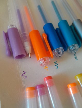 Conjunto 23 Mini Canetas Gel Coloridas