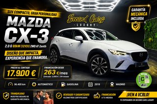 Mazda CX-3 2.0 G 89kW (121CV) 2WD AT Zenith White