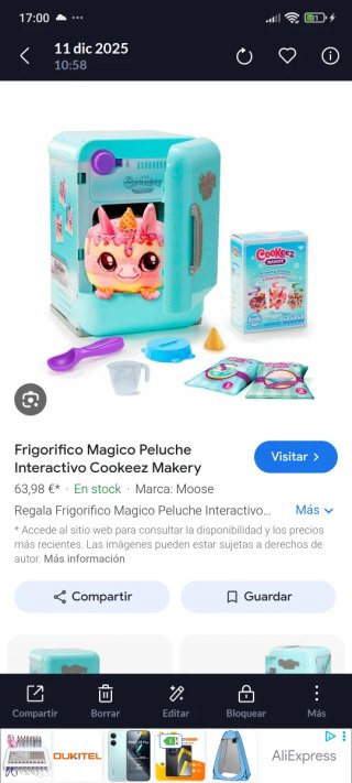Nevera Cookeez Makery unicornio
