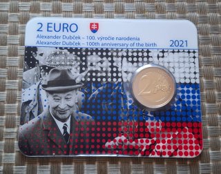 2 Euro Eslovaquia Coincard BU 2021