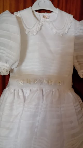 Vestido de comunión blanco talla 105.