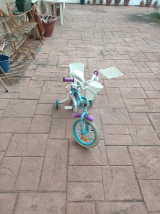 Bicicleta infantil Frozen 14 pulg