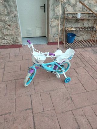 Bicicleta infantil Frozen 14 pulg