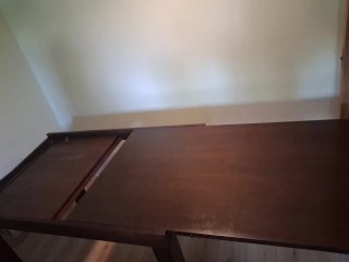 Mesa de comedor de madera maciza