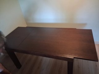 Mesa de comedor de madera maciza