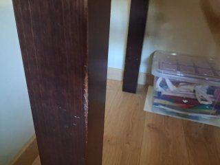 Mesa de comedor de madera maciza