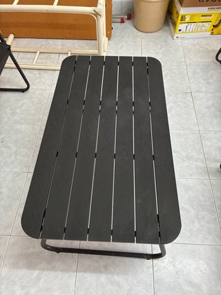 Conjunto 4 piezas jardín negro