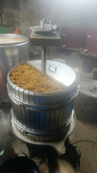Restos de uva para compost o abono