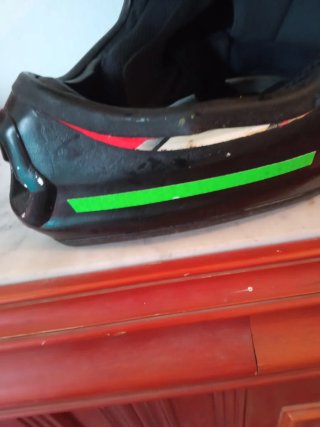 Casco de moto integral negro