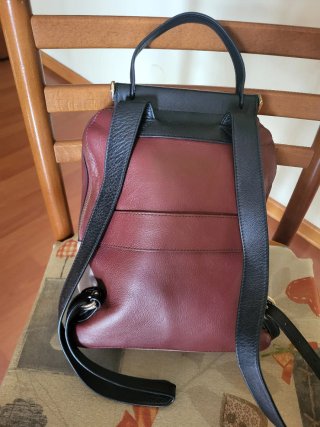 Zaino Piquadro Pelle Borgogna/Rosa Donna