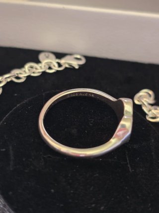 Conjunto Pandora Anillo y Pulsera Corazón