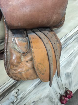 Montura caballo inglesa infantil antigua