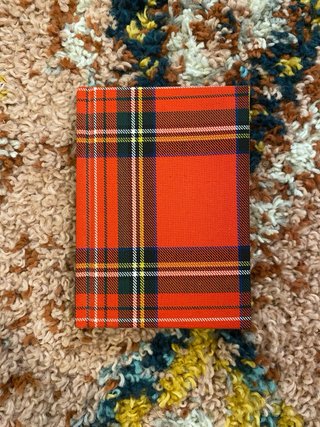 Quaderno Tartan Rosso Royal Stewart Tartan notebook