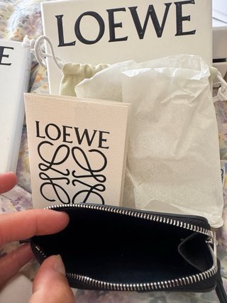 Monedero Loewe Puzzle Beige y Azul